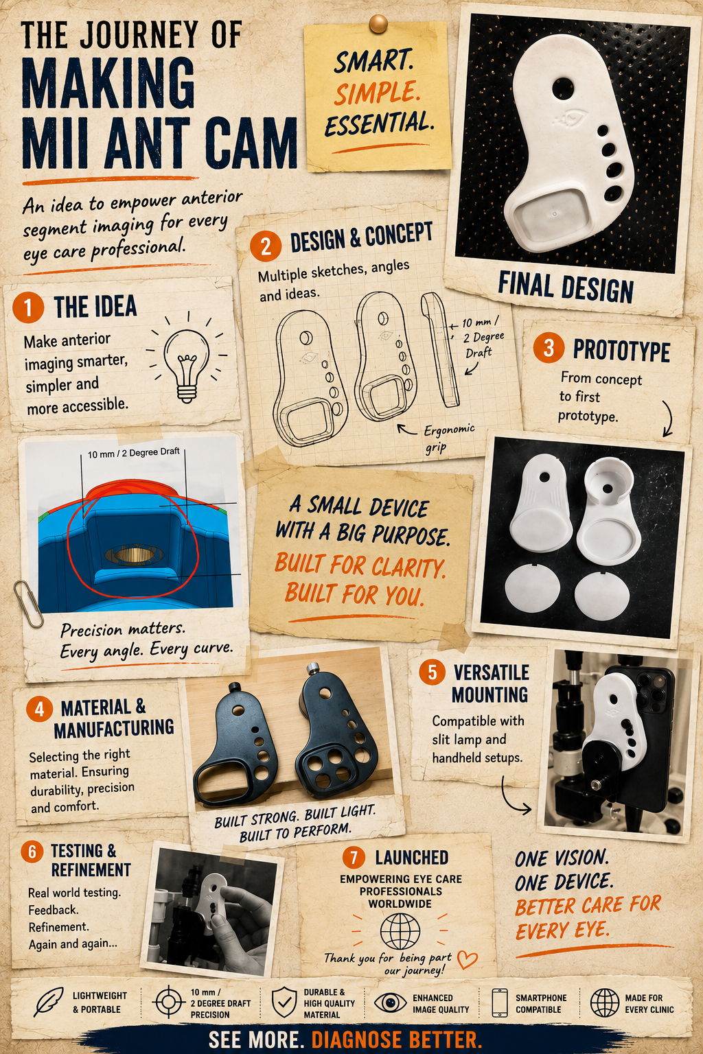 The journey of making MII Ant Cam, from idea to final design