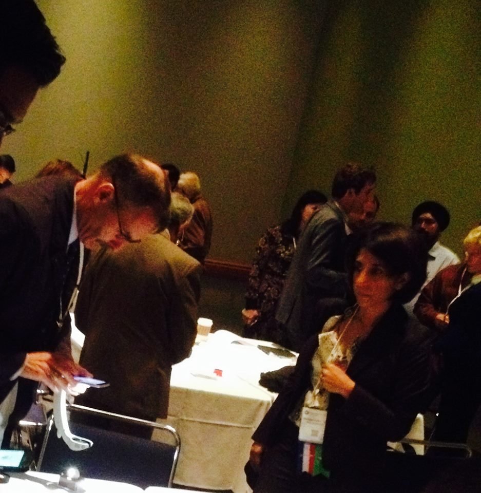 International ophthalmologists participating in the hands-on training session during AAO 2016
